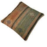 Vintage Turkish Kilim Cushion Cover , 40 x 40