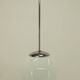Chrome-plated minimalistic chandelier, 1930s