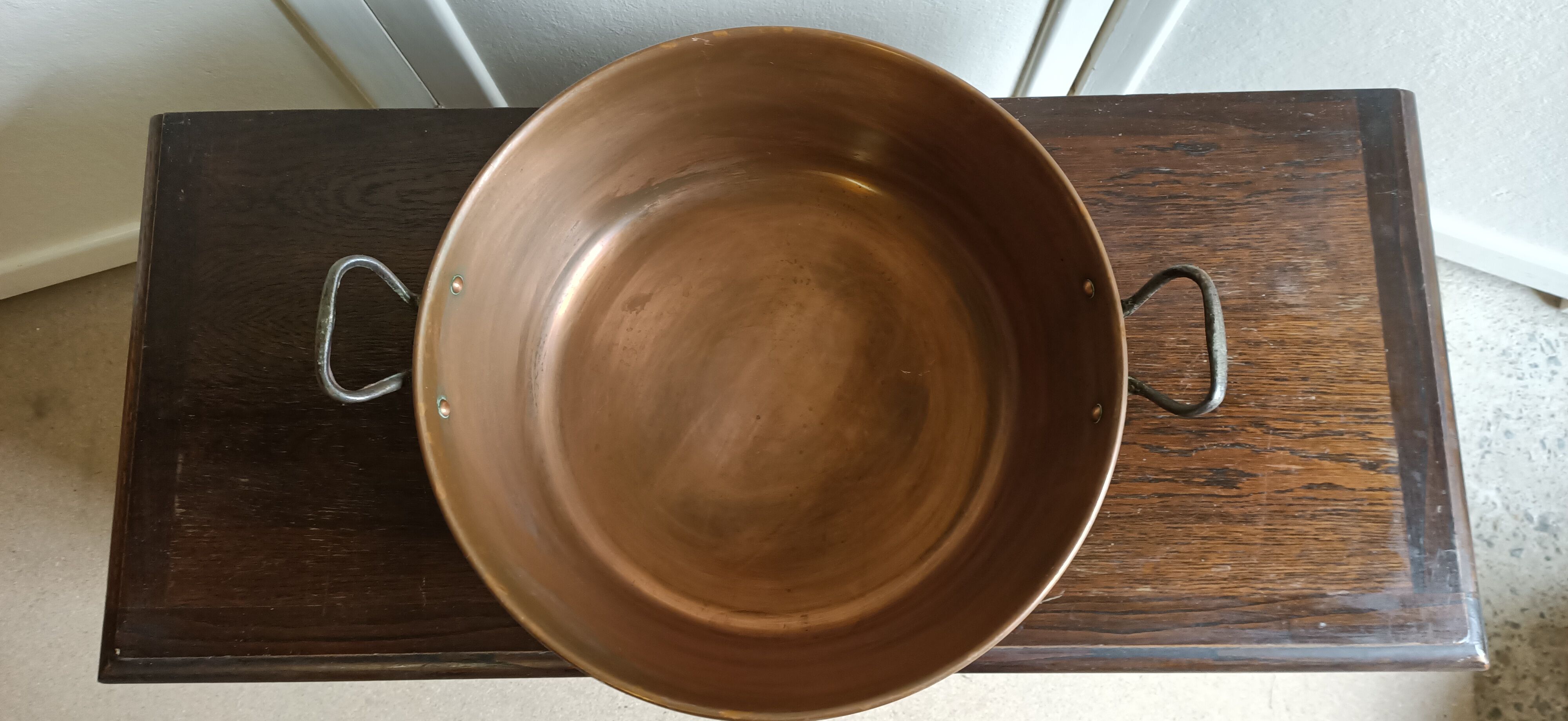 Bassine à confiture en cuivre