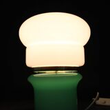 1960s Opaline Glass Table Lamp, Czechoslovakia
