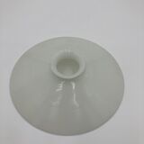Small white opaline 20 cm