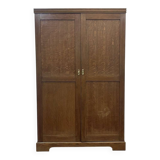 English oak wardrobe from the early 20th century.