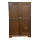 English oak wardrobe from the early 20th century.