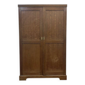 English oak wardrobe from the early 20th century.