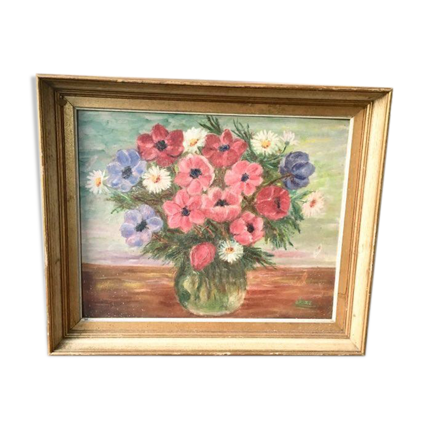Painting still life in oil