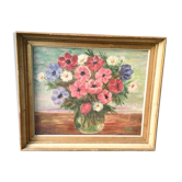Peinture nature morte à l'huile