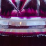 Crystal vase of Saint Louis red