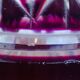 Crystal vase of Saint Louis red