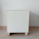 Vintage rattan bedside table from the 70s/80s