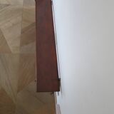 Wall shelf - coat rack - 7 hooks - oak stain - country style - cloakroom