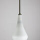 Vintage opaline milk glass pendant lamp