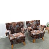 Ensemble de fauteuils fleuris