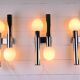 chrome wall lamp by Gaetano Sciolari - Italy, 1970s