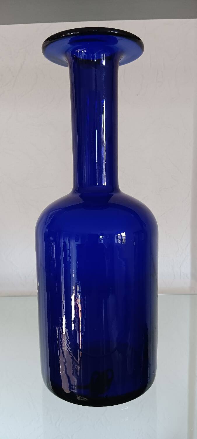 GUL vase by Otto Brauer for Holmegaard - Denmark