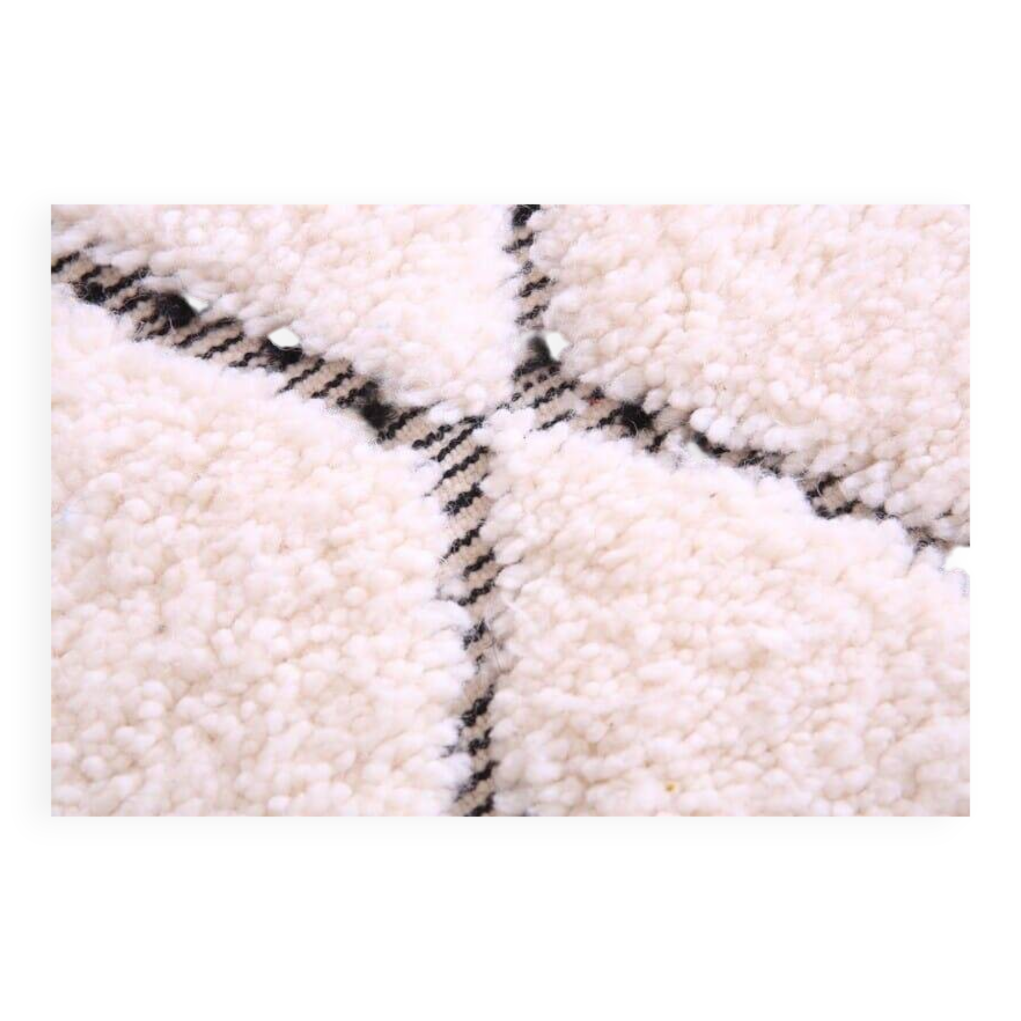 Handmade Atlas Berber rug from Oued Zam, size 250 x 250 cm.