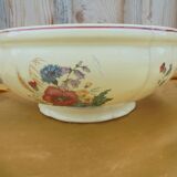 Sarreguemines AGRESTE soup tureen with flower decoration