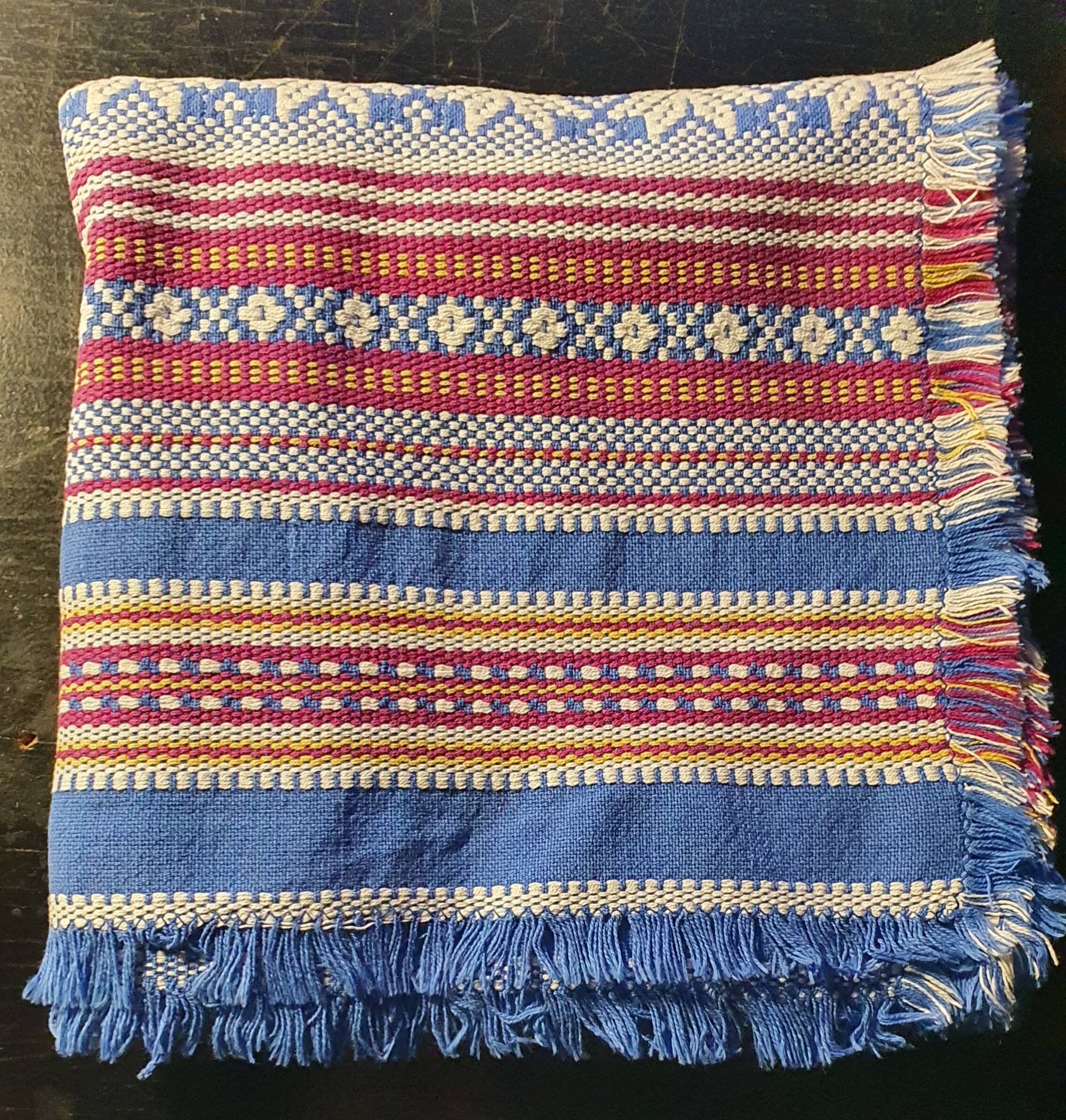 Woven tablecloth