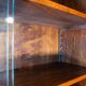 Showcase bookcase, glass and oak 1960