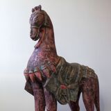 Polychrome wooden horse
