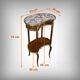 Small Kidney Table in Mahogany, Transition Style – Early 20th Century
