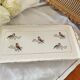 Plat à cake Ceranord St Amand, motifs oiseaux