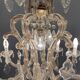 Italian Murano Crystal Chandelier, 1950s