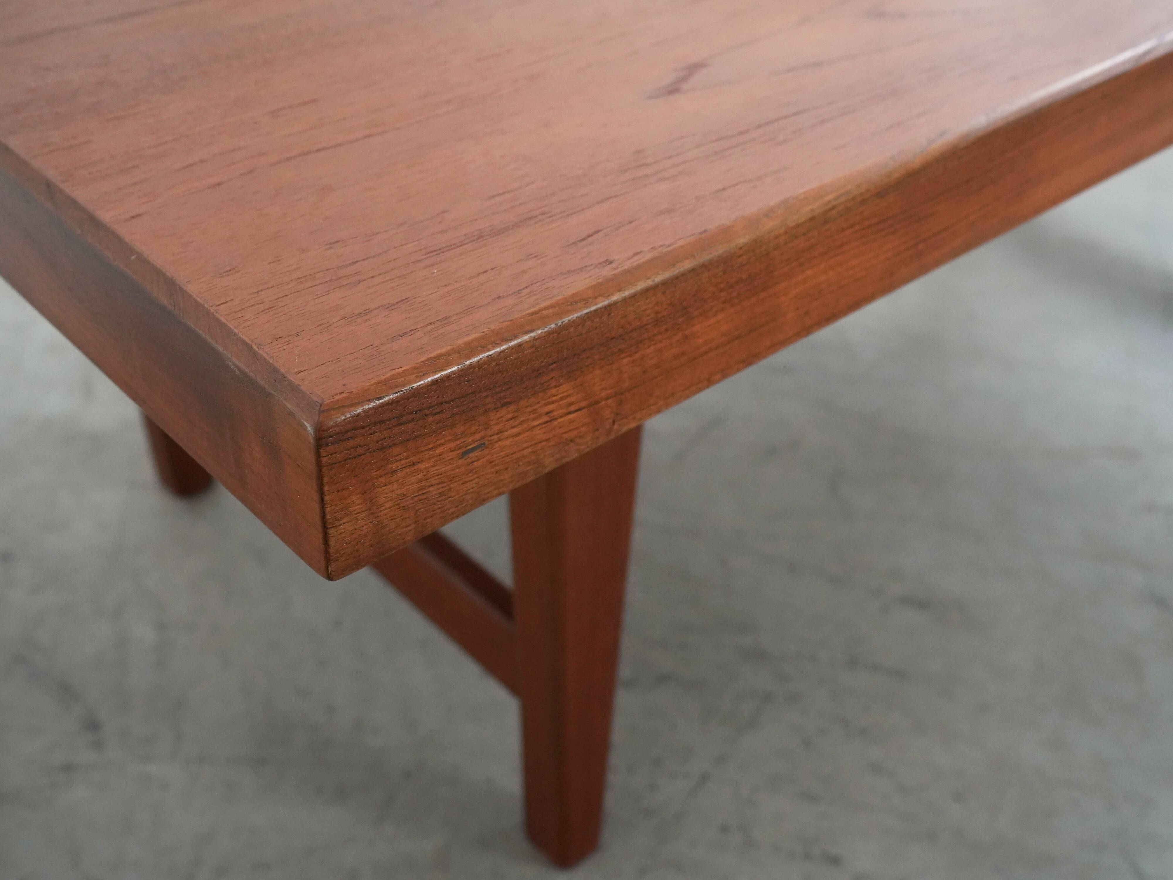 Teak coffee table, Danish design, 1970s, production: Denmark