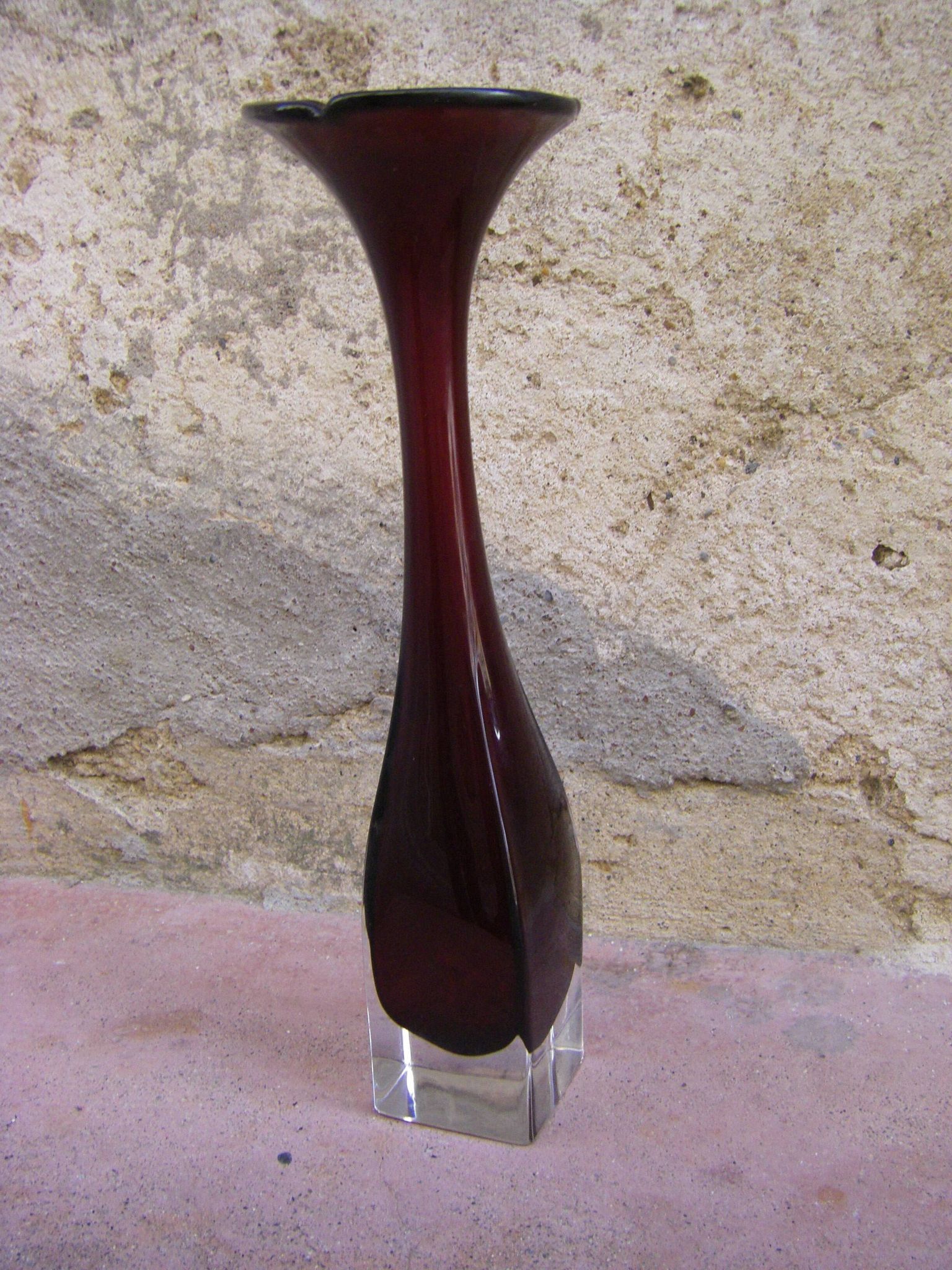 Vintage tulip vase