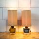 Murano glass table lamp engraved by Paolo Venini, 1960s, set of 2