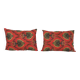 Set of 2 vintage Turkish cushion covers 43x61 cm