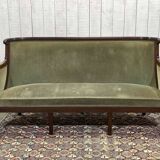 19th century Empire mahogany bench