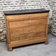 19th-century oak commode