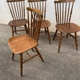 Set of 4 Baumann Menuet chairs