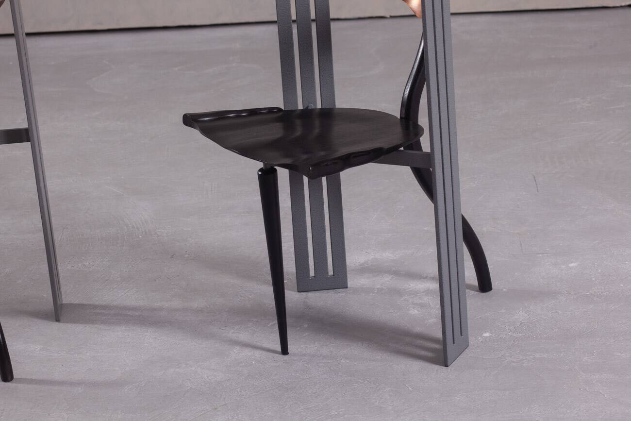 Postmodern Ota Otanek chair by Borek Sipek for Vitra, Germany 1990s set of 2