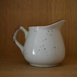 Stoneware milk jug with Japanese motif