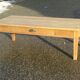 Superbe ancienne table basse de ferme en chêne massif