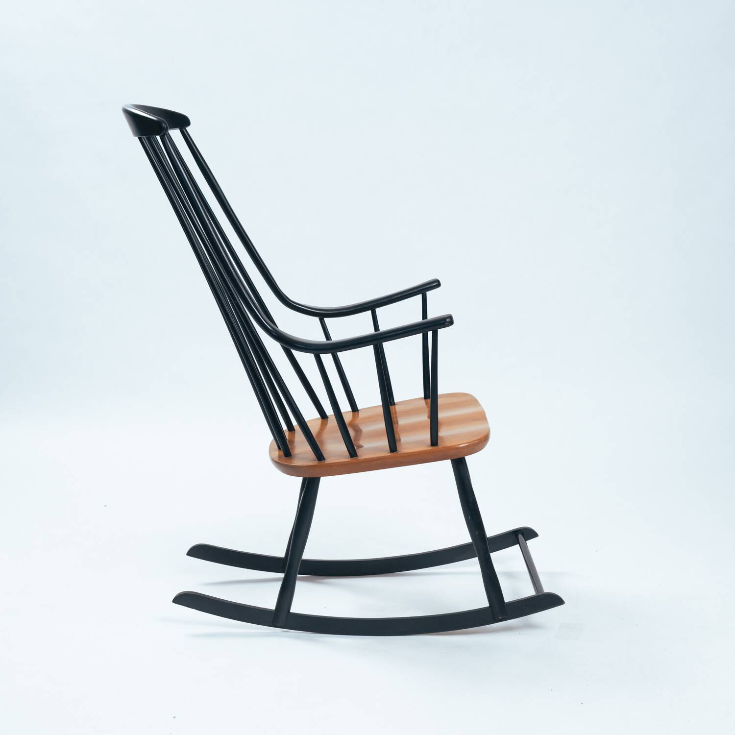 Lena Larsson Grandessa midcentury Danish rocking chair, 1950s