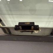 Antique display cabinet shelf in brass metal Italian design from the 70s