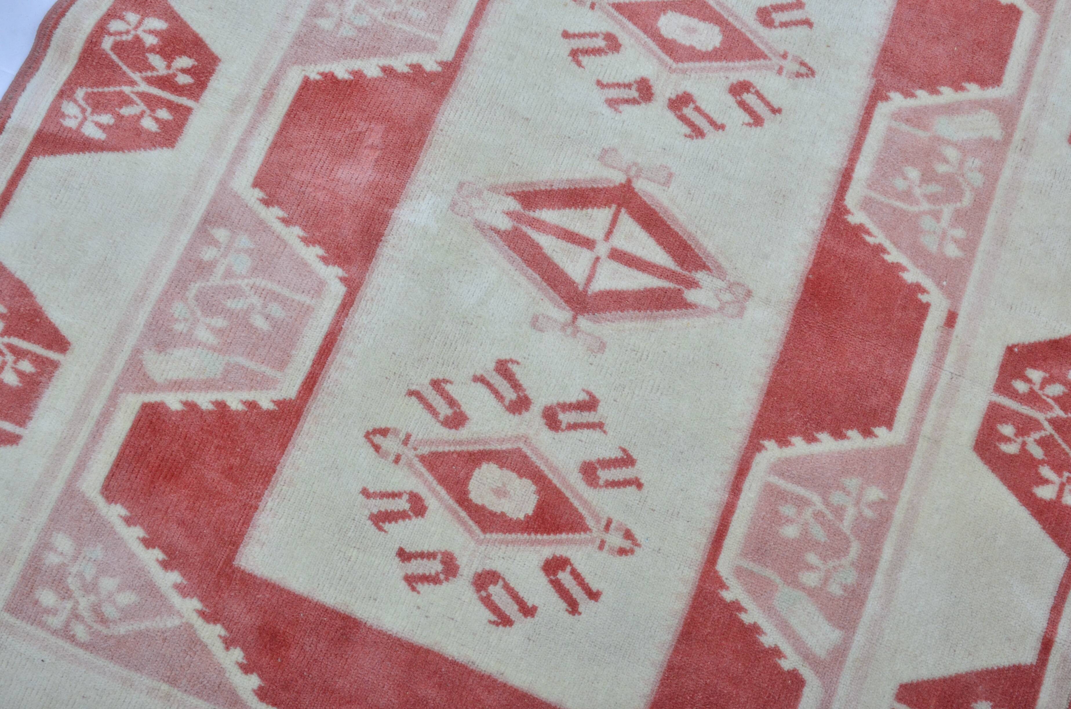 Turkish Oushak handmade rug sku 3584