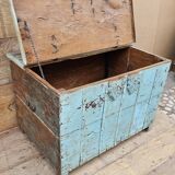 Antique Burmese teak dowry chest