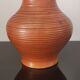 Vase art déco en céramique terra cotta signée, made in France 30s