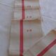 Set of 12 old tea towels