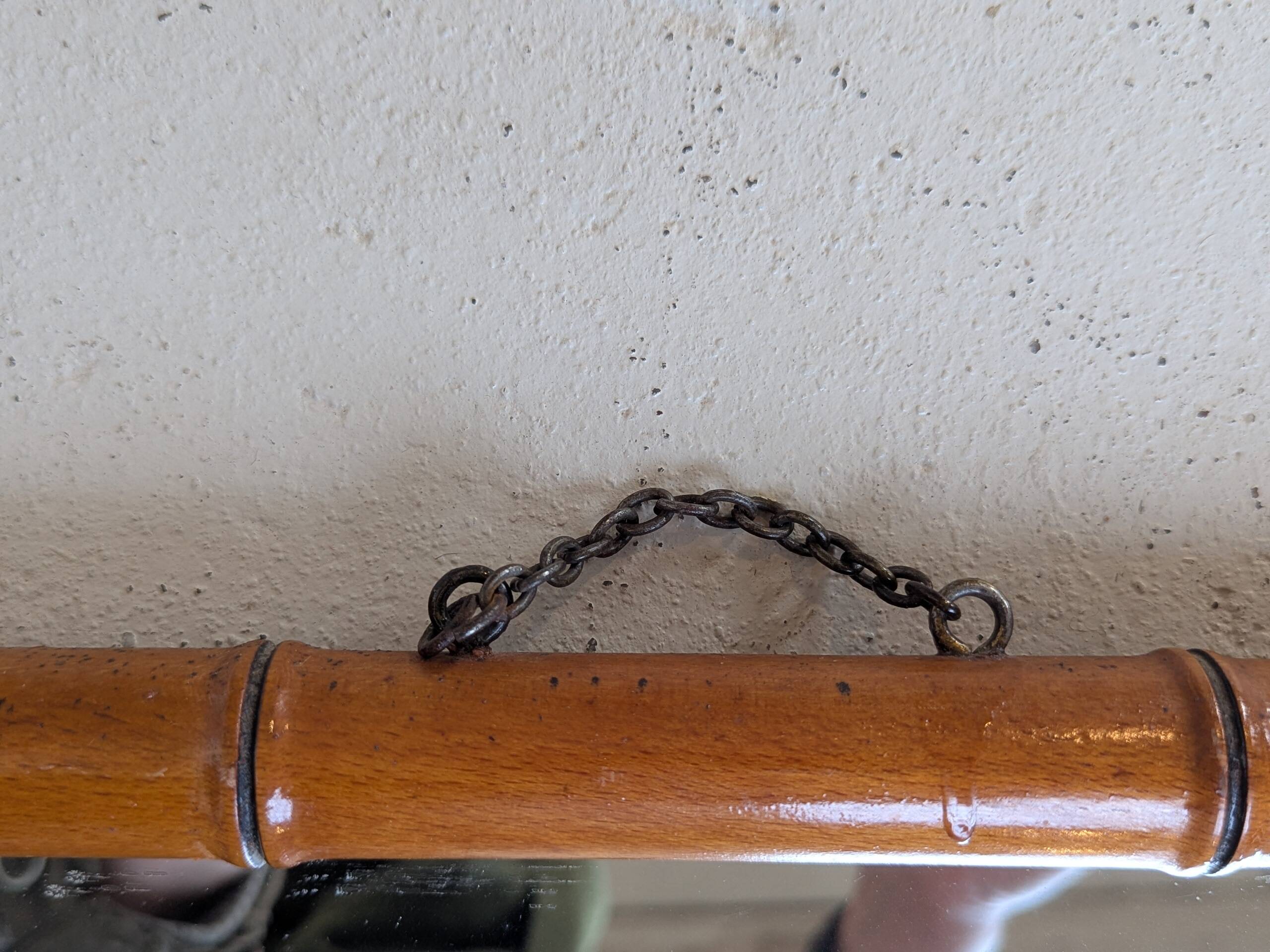 3 bamboo-look mirrors