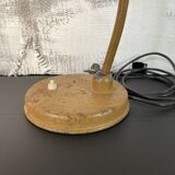 Old metal articulated desk lamp