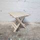 Small folding wooden stool
