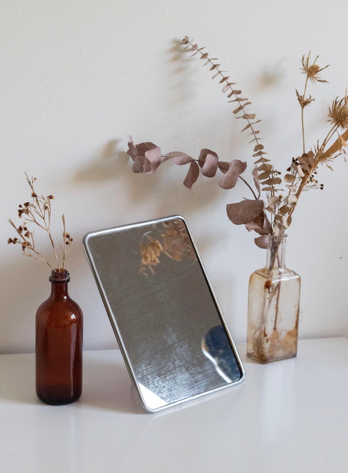 Vintage barber mirror 24*18cm