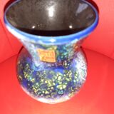 Vase en grés multicolore émaillé, Keramik Allemagne