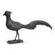 Brass peacock sculpture