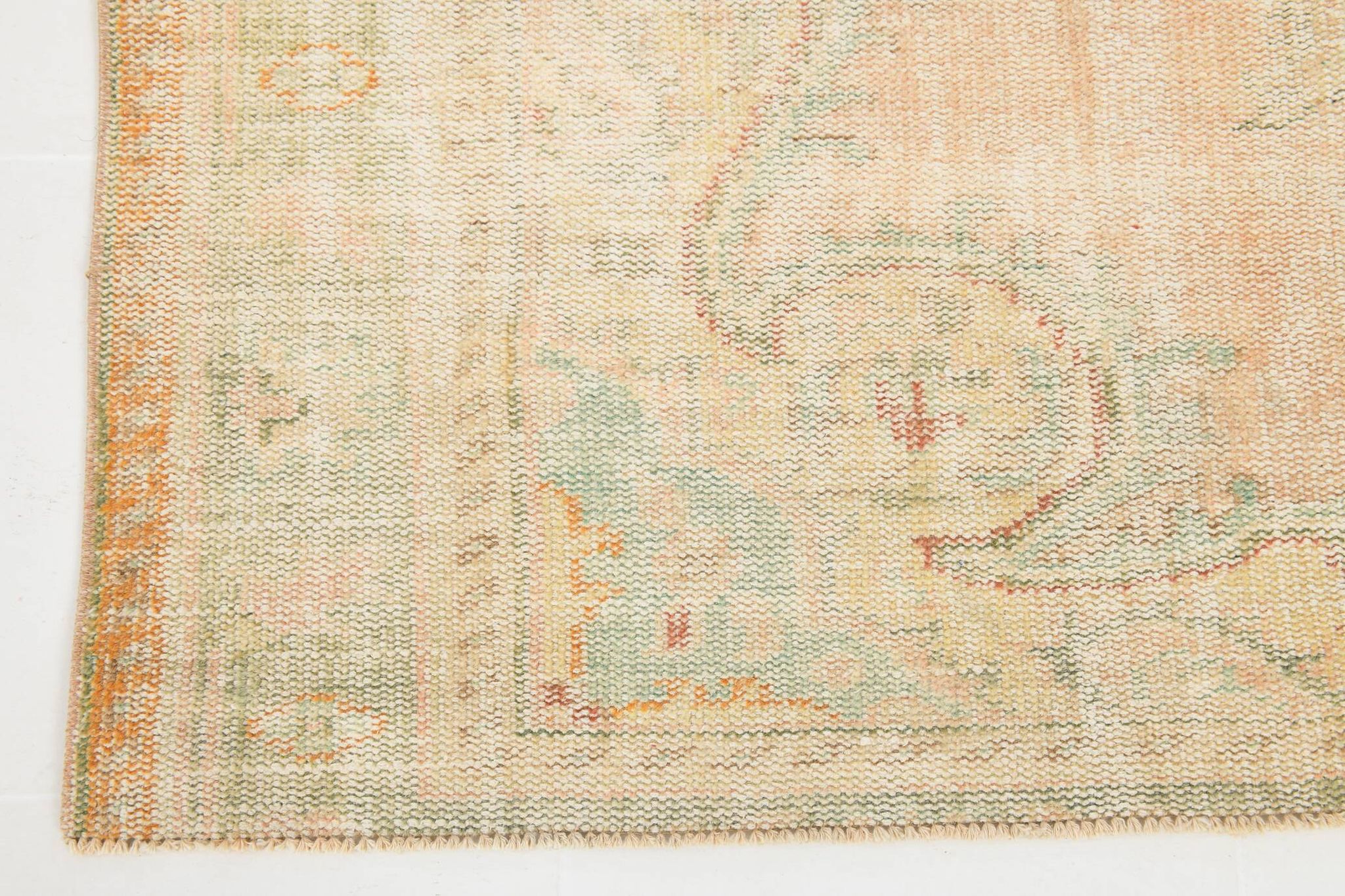Tapis vintage classique beige beige 6x9, 181x276