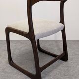 Set of 4 Baumann sled chairs, France circa 1970.